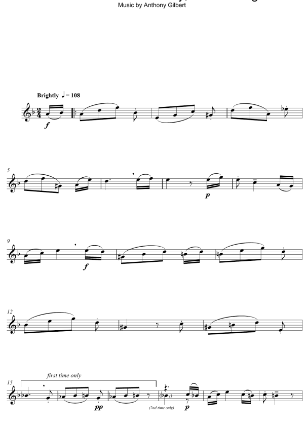 Anthony Gilbert Photos Found At Hukvaldy, In 1928: Olga Musik Noten - Oboe Solo - 115392-0