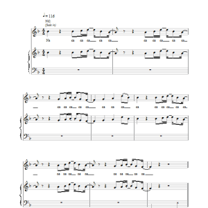 Aqua Cuba Libre Musik Noten - Piano, Vocal & Guitar Chords - 18499-0