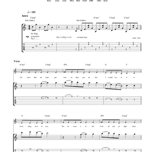 Ash Warmer Than Fire Musik Noten - Guitar Tab - 22818-0