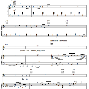 Ashanti Baby Musik Noten - Piano, Vocal & Guitar Chords - 21254-0