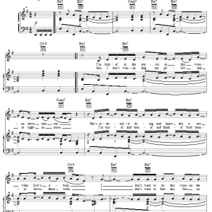 Ashanti Rain On Me Musik Noten - Piano, Vocal & Guitar Chords - 25100-0