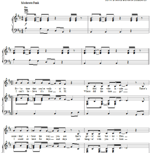 Ashlee Simpson Burnin Up Musik Noten - Piano, Vocal & Guitar Chords - 53972-0