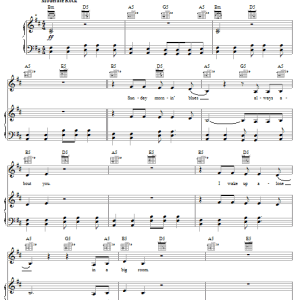 Ashlee Simpson Coming Back For More Musik Noten - Piano, Vocal & Guitar Chords - 53960-0