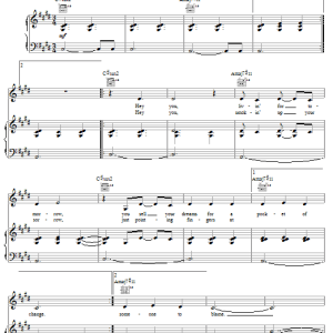 Ashlee Simpson Giving It All Away Musik Noten - Piano, Vocal & Guitar Chords - 29909-0
