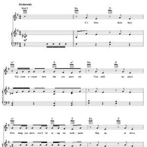 Ashlee Simpson Love Me For Me Musik Noten - Piano, Vocal & Guitar Chords - 29910-0