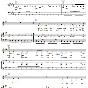 Ashlee Simpson Undiscovered Musik Noten - Piano, Vocal & Guitar Chords - 29912-0