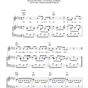 Asif Avidan One Day/Reckoning Song (Wankelmut Remix) Musik Noten - Piano, Vocal & Guitar Chords - 115213-0