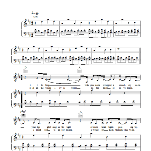 Athlete Flying Over Bus Stops Musik Noten - Piano, Vocal & Guitar Chords - 39018-0