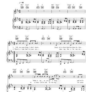 Athlete Modern Mafia Musik Noten - Piano, Vocal & Guitar Chords - 31768-0