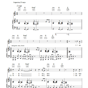Athlete Tokyo Musik Noten - Piano, Vocal & Guitar Chords - 39016-0
