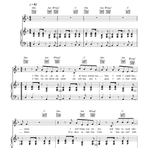 Athlete Tourist Musik Noten - Piano, Vocal & Guitar Chords - 31763-0