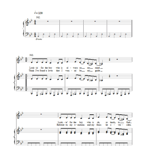 Atomic Kitten Baby Don't U Hurt Me Musik Noten - Piano, Vocal & Guitar Chords - 21804-0