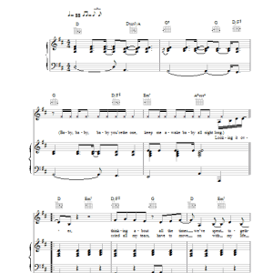 Atomic Kitten The Way That You Are Musik Noten - Piano, Vocal & Guitar Chords - 21813-0