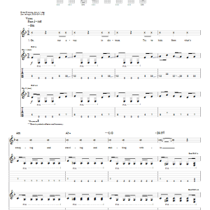 Atreyu Creature Musik Noten - Guitar Tab - 57093-0