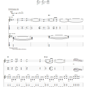 Atreyu Our Sick Story (Thus Far) Musik Noten - Guitar Tab - 57091-0