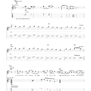 Audioslave #1 Zero Musik Noten - Guitar Tab - 52512-0