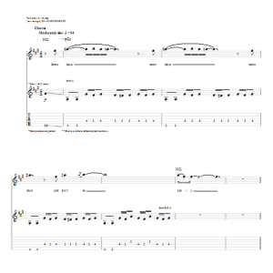Audioslave Somedays Musik Noten - Guitar Tab - 57854-0