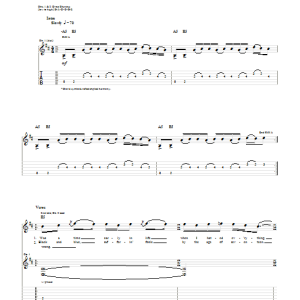Audioslave The Worm Musik Noten - Guitar Tab - 52505-0