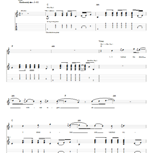 Audioslave Until We Fall Musik Noten - Guitar Tab - 57829-0