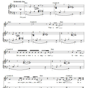 Audra McDonald To A Child Musik Noten - Piano & Vocal - 69680-0
