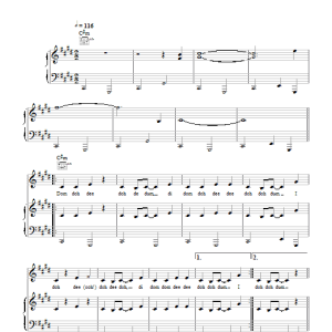 Aura Dione I Will Love You Monday (365) Musik Noten - Piano, Vocal & Guitar Chords - 101489-0