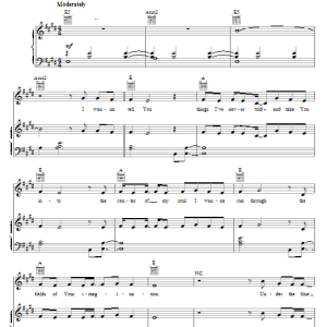 Avalon Be With You Musik Noten - Piano, Vocal & Guitar Chords - 92016-0