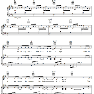 Avalon When The Time Comes Musik Noten - Piano, Vocal & Guitar Chords - 54301-0