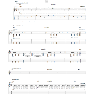 Avenged Sevenfold Radiant Eclipse Musik Noten - Guitar Tab - 86656-0