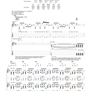 Avril Lavigne Freak Out Musik Noten - Guitar Tab - 29892-0