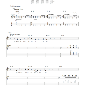 Avril Lavigne He Wasn't Musik Noten - Guitar Tab - 29884-0