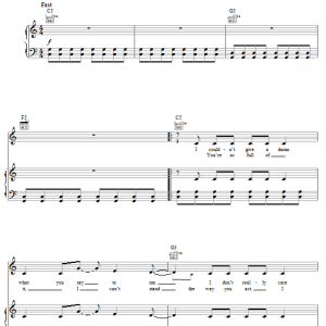 Avril Lavigne I Can Do Better Musik Noten - Piano, Vocal & Guitar Chords - 59699-0
