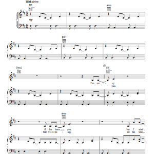 Avril Lavigne Not Enough Musik Noten - Piano, Vocal & Guitar Chords - 86160-0