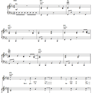 Avril Lavigne One Of Those Girls Musik Noten - Piano, Vocal & Guitar Chords - 59688-0
