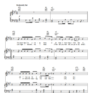 Avril Lavigne Smile Musik Noten - Piano, Vocal & Guitar Chords - 86163-0