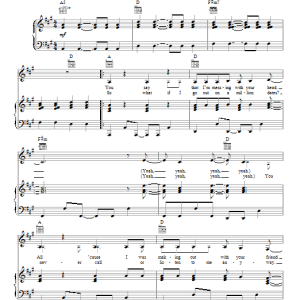 Avril Lavigne What The Hell Musik Noten - Piano, Vocal & Guitar Chords - 80010-0