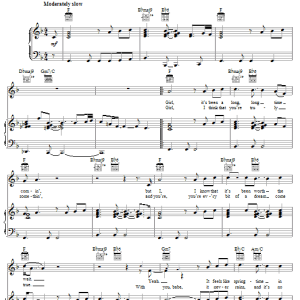 Babyface Everytime I Close My Eyes Musik Noten - Piano, Vocal & Guitar Chords - 16310-0