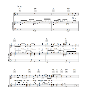 Backstreet Boys Anywhere For You Musik Noten - Piano, Vocal & Guitar Chords - 17340-0