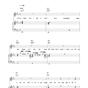 Backstreet Boys Darlin Musik Noten - Piano, Vocal & Guitar Chords - 17341-0
