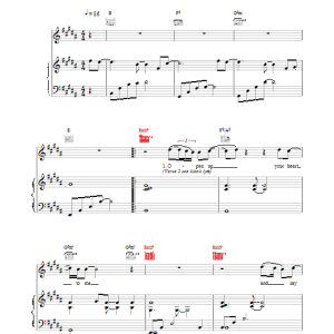 Backstreet Boys I Need You Tonight Musik Noten - Piano, Vocal & Guitar Chords - 17622-0