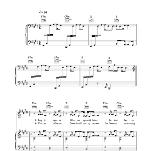 Backstreet Boys Incomplete Musik Noten - Piano, Vocal & Guitar Chords - 32990-0