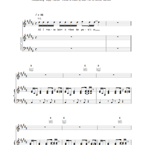 Backstreet Boys Let's Have a Party Musik Noten - Piano, Vocal & Guitar Chords - 17345-0