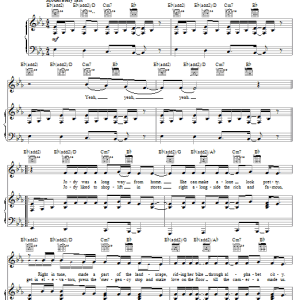 Backstreet Boys Poster Girl Musik Noten - Piano, Vocal & Guitar Chords - 52984-0
