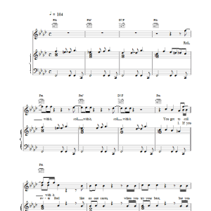 Backstreet Boys Roll With It Musik Noten - Piano, Vocal & Guitar Chords - 17347-0