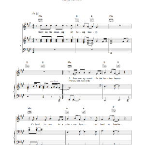 Backstreet Boys Show Me The Meaning Of Being Lonely Musik Noten - Piano, Vocal & Guitar Chords - 17627-0