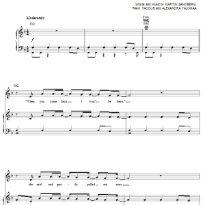 Backstreet Boys Siberia Musik Noten - Piano, Vocal & Guitar Chords - 52986-0