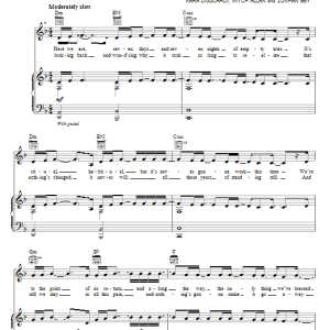 Backstreet Boys Something That I Already Know Musik Noten - Piano, Vocal & Guitar Chords - 67086-0