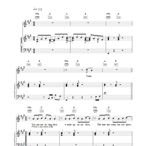 Backstreet Boys The Answer To Our Life Musik Noten - Piano, Vocal & Guitar Chords - 18432-0