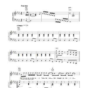 Backstreet Boys The Call Musik Noten - Piano, Vocal & Guitar Chords - 18431-0