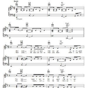Backstreet Boys Trouble Is Musik Noten - Piano, Vocal & Guitar Chords - 67092-0
