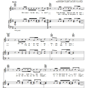 Backstreet Boys Unsuspecting Sunday Afternoon Musik Noten - Piano, Vocal & Guitar Chords - 67085-0